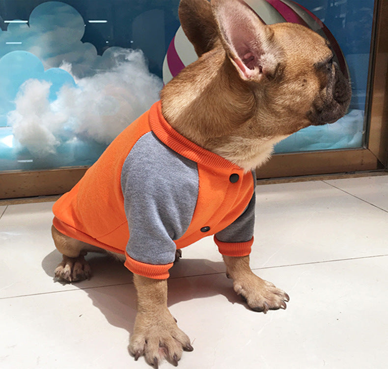 Fat Dog Pug Small And Medium Dog Pet Plus Velvet Sweater